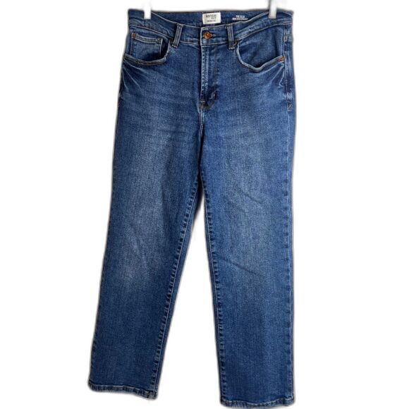 Kensie Jeans The Ella High Rise Straight Leg Size 8/29 Mid Wash - Picture 1 of 9